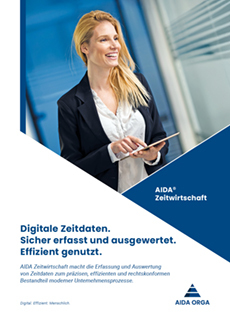 AIDA ORGA® Broschüren Cover